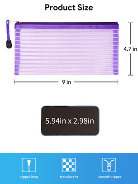 Close-up of JARLINK mesh pouch in pink