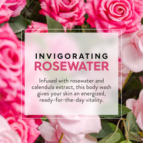 Close-up of JASON Rosewater Body Wash texture