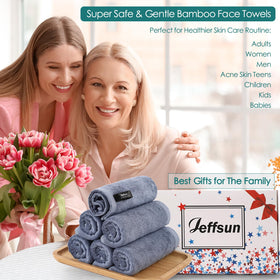 Close-up of JEFFSUN Face Wash Cloth texture