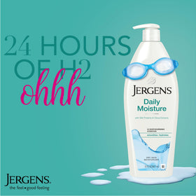 Close-up of Jergens Daily Moisture Body Lotion pump