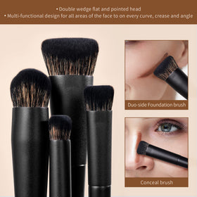 Close-up of Jessup powder brush from 14Pcs set