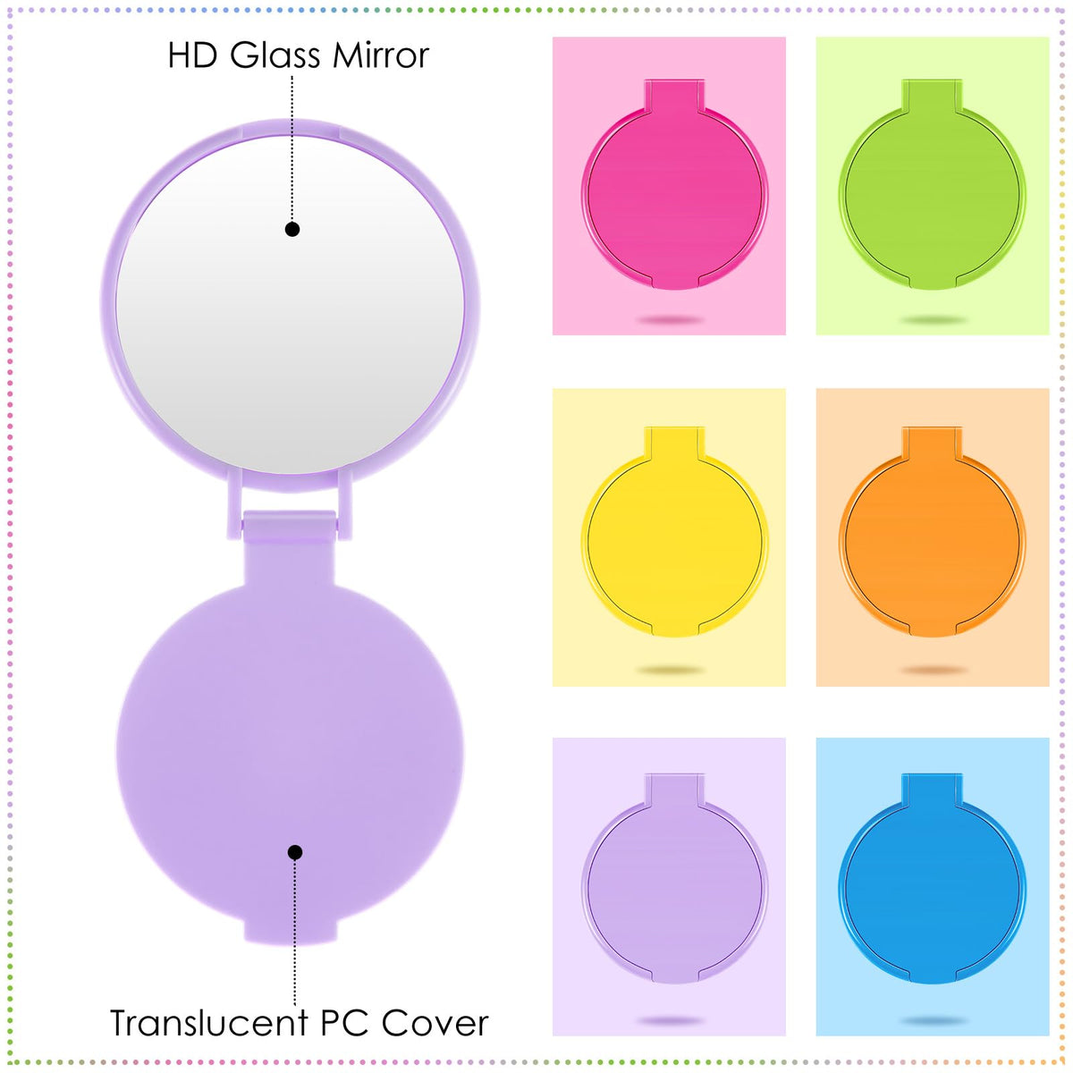 Close-up of Jetec compact mirror showing vibrant colours