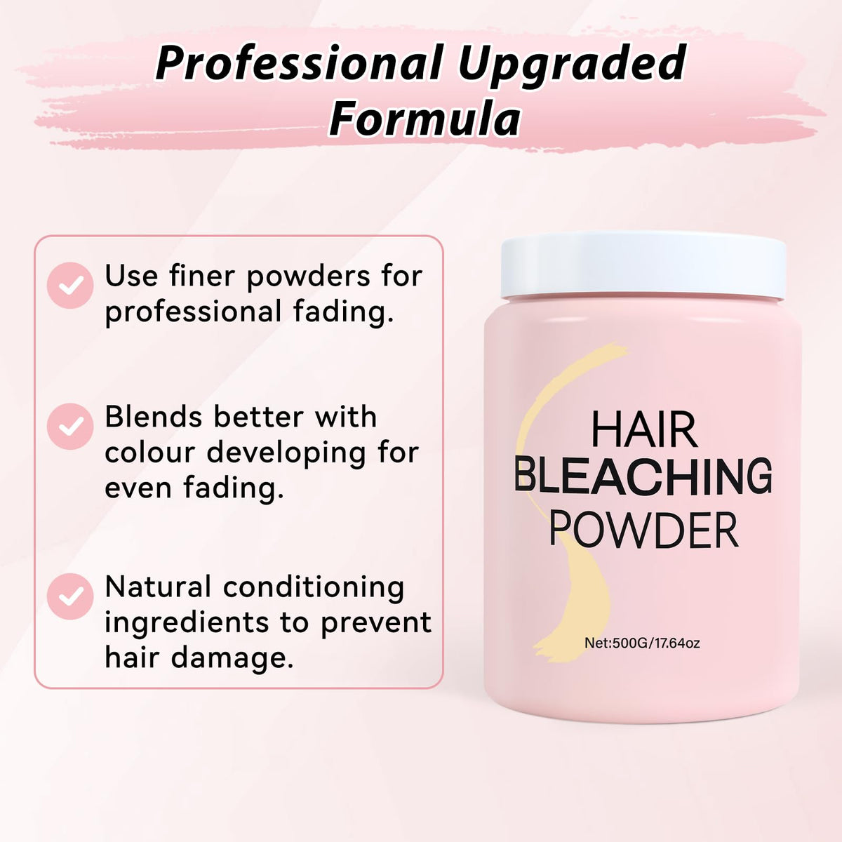 Close-up of JUANCHI Hair Bleach Powder texture