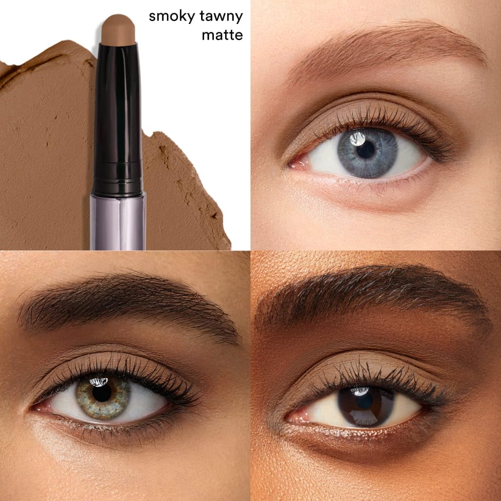 Close-up of Julep Eyeshadow 101 stick showing Smokey Tawney Matte shade