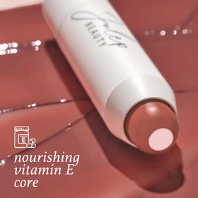Close-up of Julep It's Balm Tint lip balms showing texture
