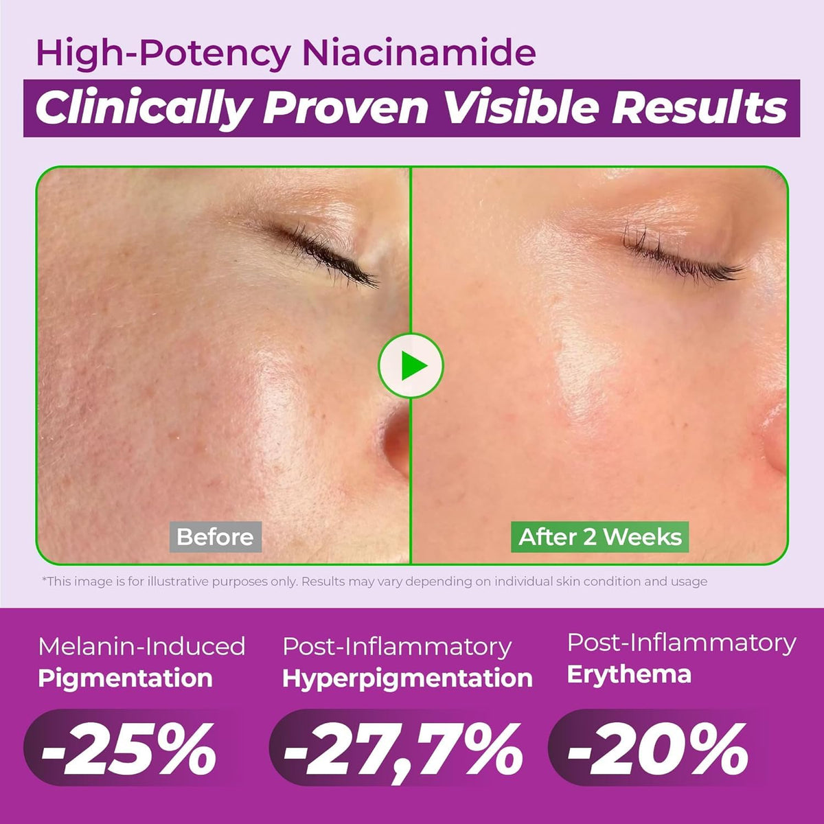 Close-up of JUMISO serum consistency on skin