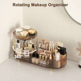 Close-up of Jywantful Makeup Organizer compartments