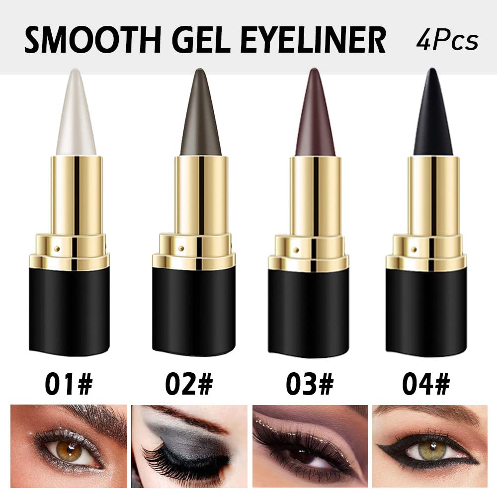 Close-up of Kaely Gel Eyeliner Pencil with creamy texture