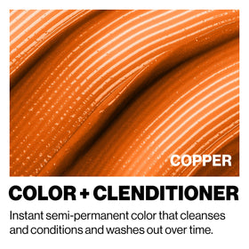 Close-up of KERACOLOR Color + Clenditioner Copper texture