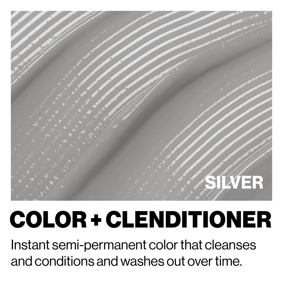 Close-up of KERACOLOR Color + Clenditioner Silver texture