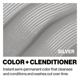 Close-up of KERACOLOR Color + Clenditioner Silver texture