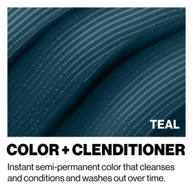 Close-up of KERACOLOR Color + Clenditioner Teal texture