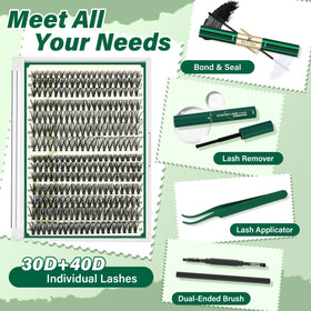 Close-up of KEYYOU anti-stick tweezers included in the kit