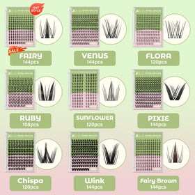Close-up of KEYYOU lash glue and remover oil