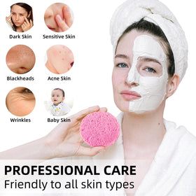 Close-up of Kickleen facial sponge texture