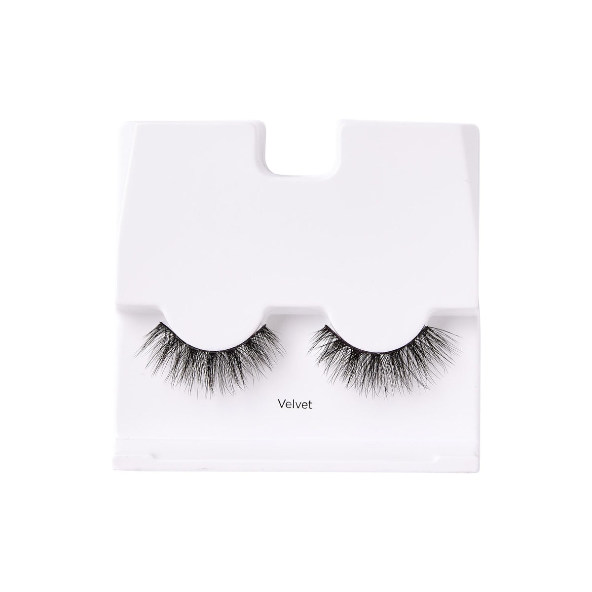Close-up of KISS LuXtensions Velvet false eyelashes