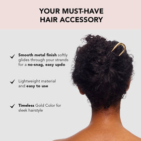 Close-up of Kitsch French Hair Pins showing detail