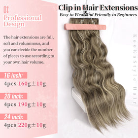 Close-up of KooKaStyle hair extensions texture