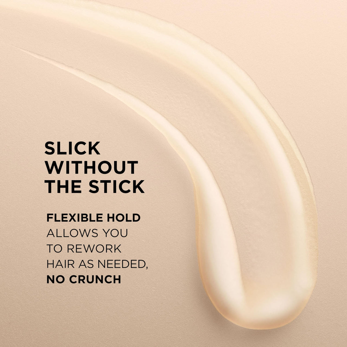Close-up of L'Oreal Paris Elnett Slick Back Styling Cream texture