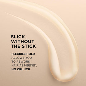 Close-up of L'Oreal Paris Elnett Slick Back Styling Cream texture