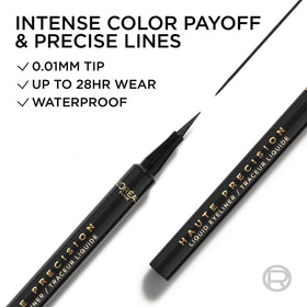 Close-up of L'Oreal Paris Liquid Eyeliner felt tip