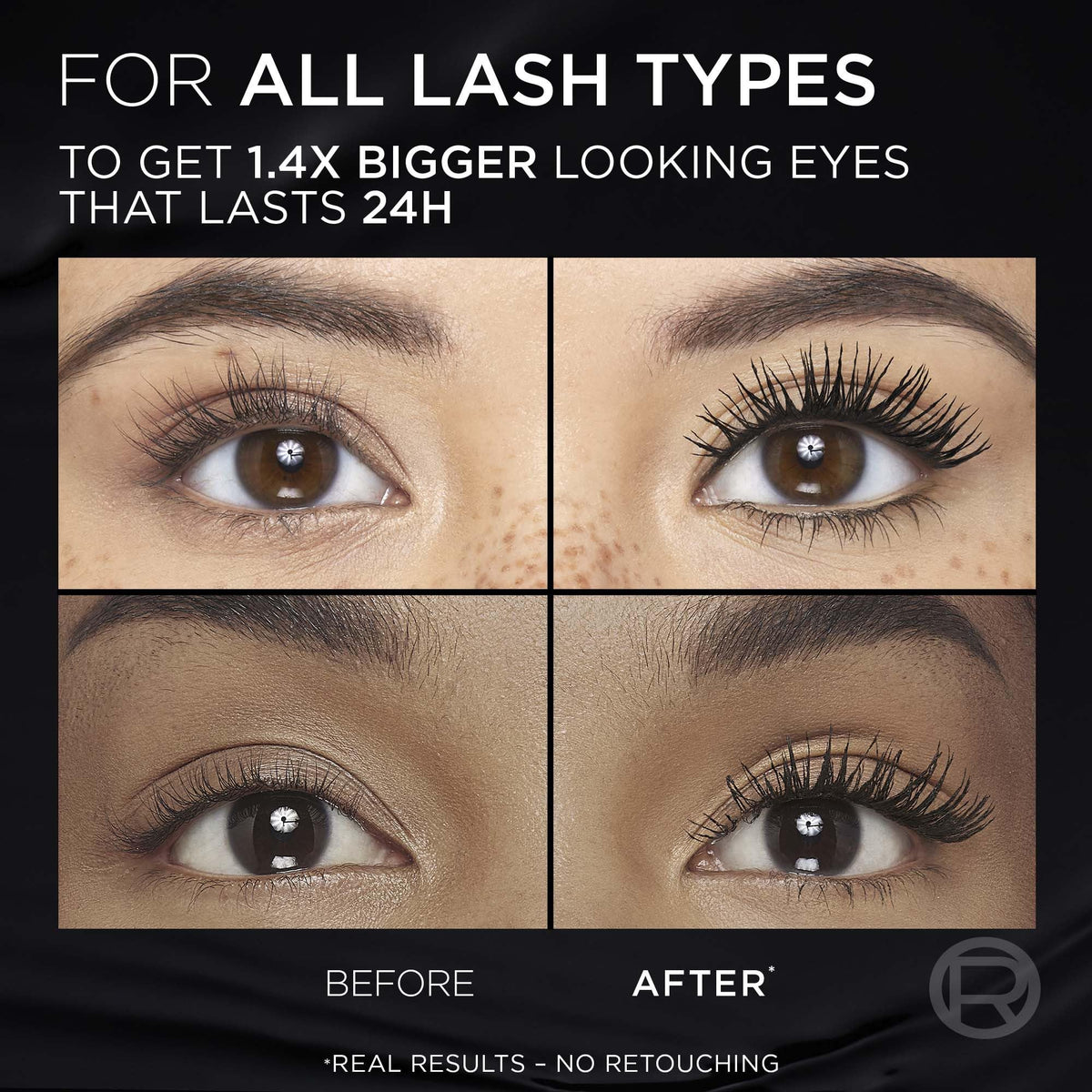 Close-up of L'Oreal Paris Voluminous Panorama Mascara brush