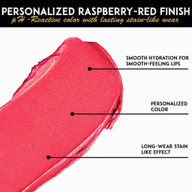 Close-up of L'Paige lipstick bullet showing smooth texture