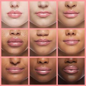 Close-up of L'Paige Shimmery Ice Lipstick Frosted Pink L44 bullet