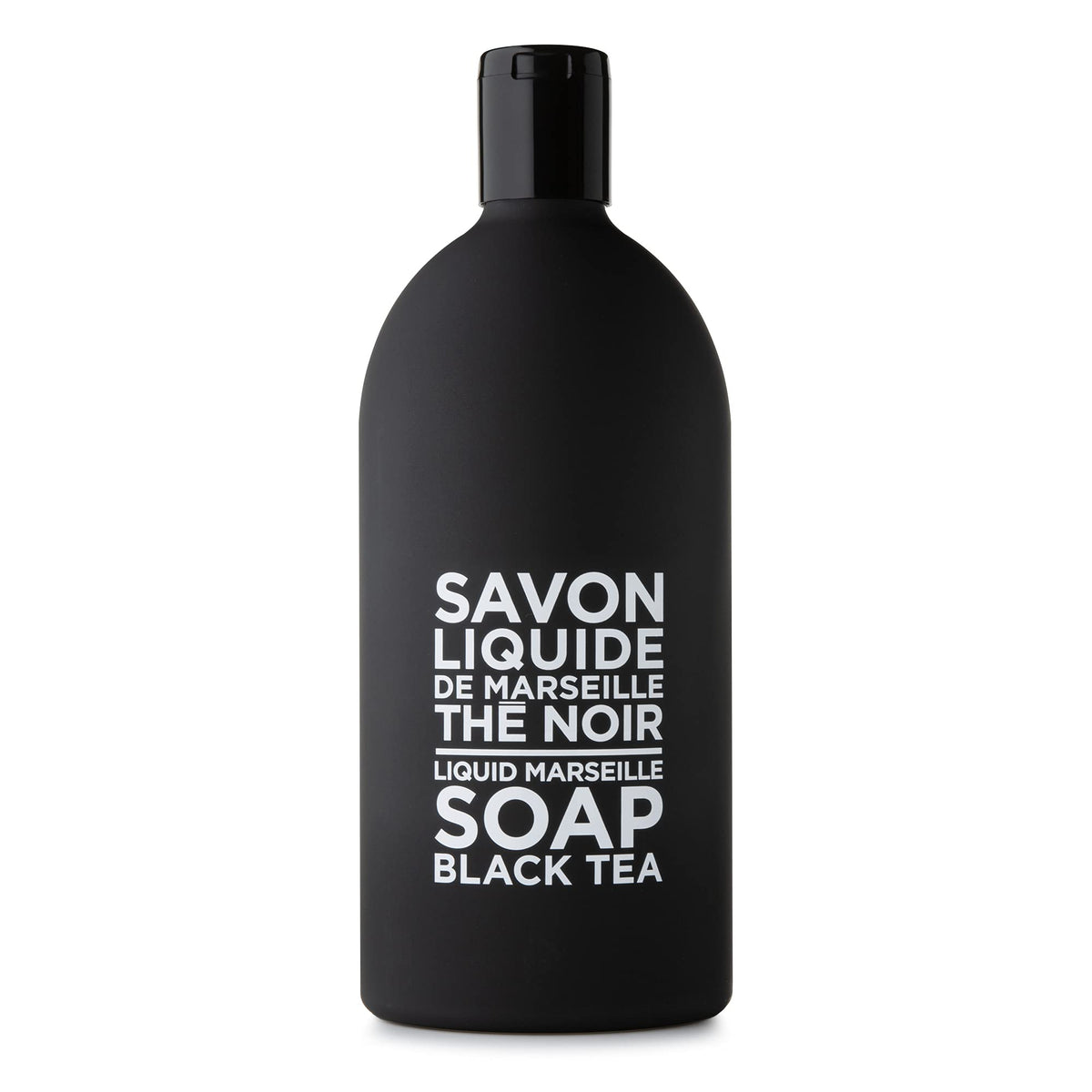 Close-up of La Compagnie de Provence Black Tea Liquid Soap texture