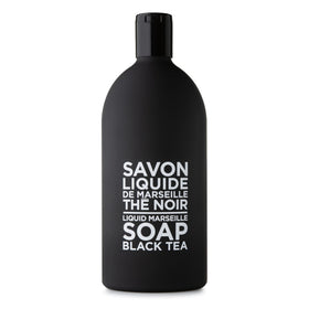 Close-up of La Compagnie de Provence Black Tea Liquid Soap texture