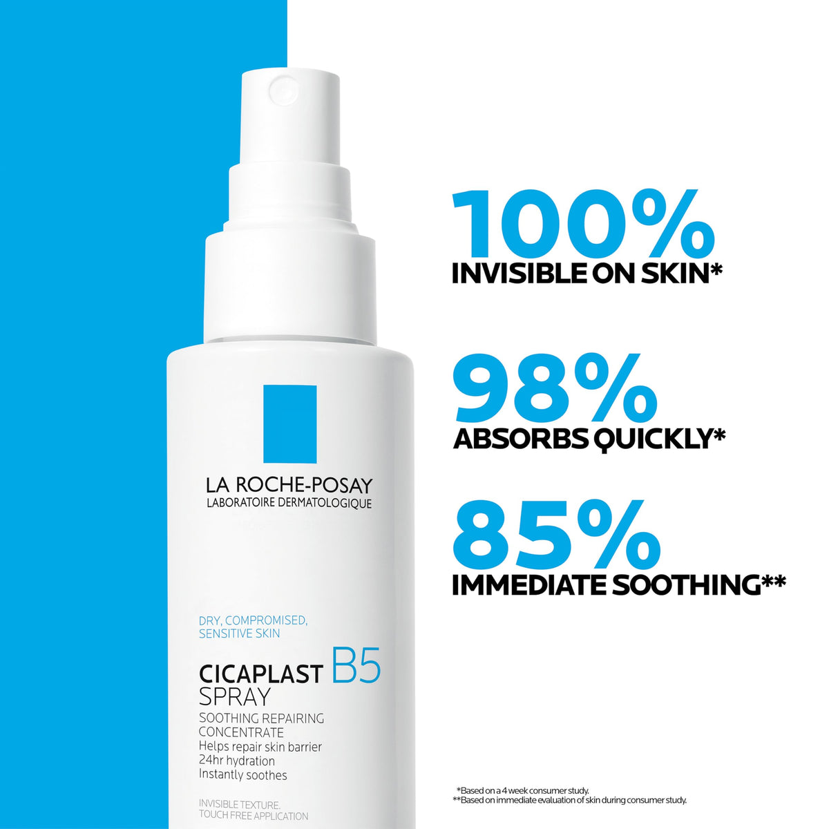 Close-up of La Roche-Posay Cicaplast B5 Spray nozzle