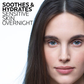 Close-up of La Roche-Posay Night Cream application on skin