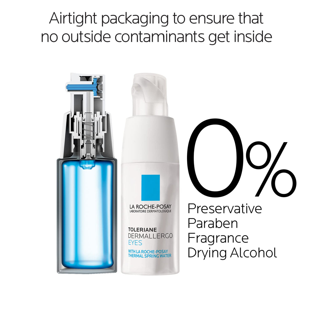 Close-up of La Roche-Posay Toleriane Eye Cream texture
