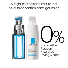 Close-up of La Roche-Posay Toleriane Eye Cream texture
