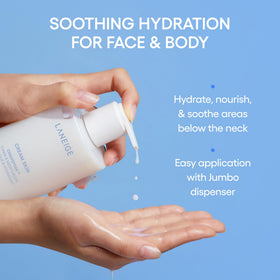 Close-up of LANEIGE Cream Skin Face Toner texture