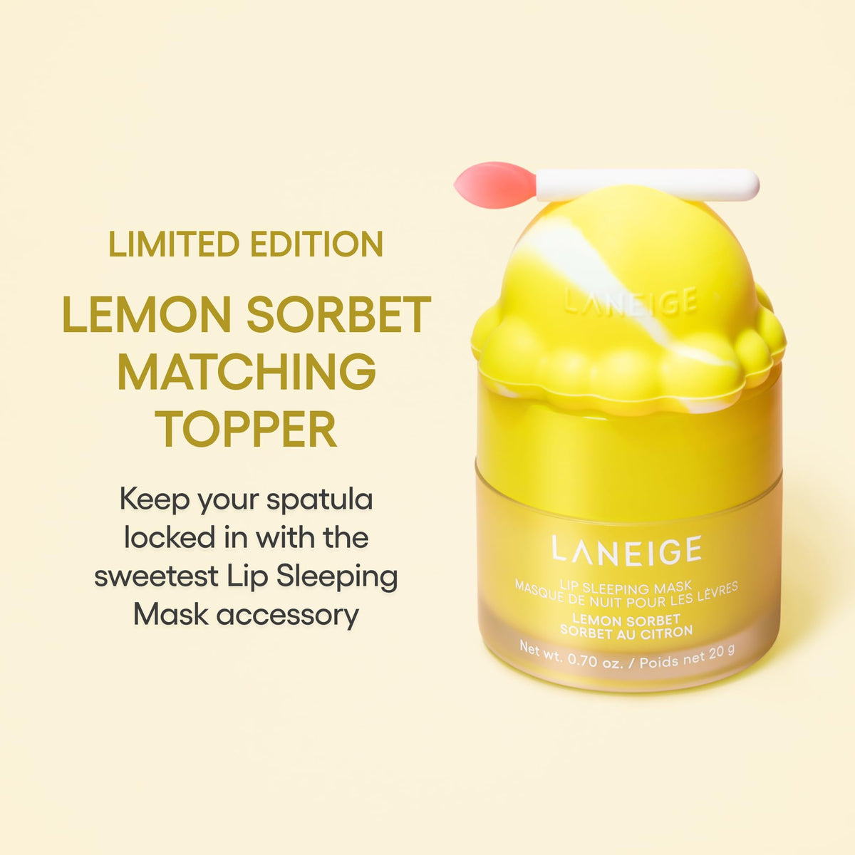 Close-up of LANEIGE Lip Sleeping Mask texture