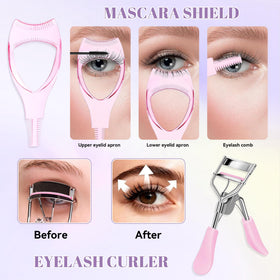 Close-up of lash styles included in the kit