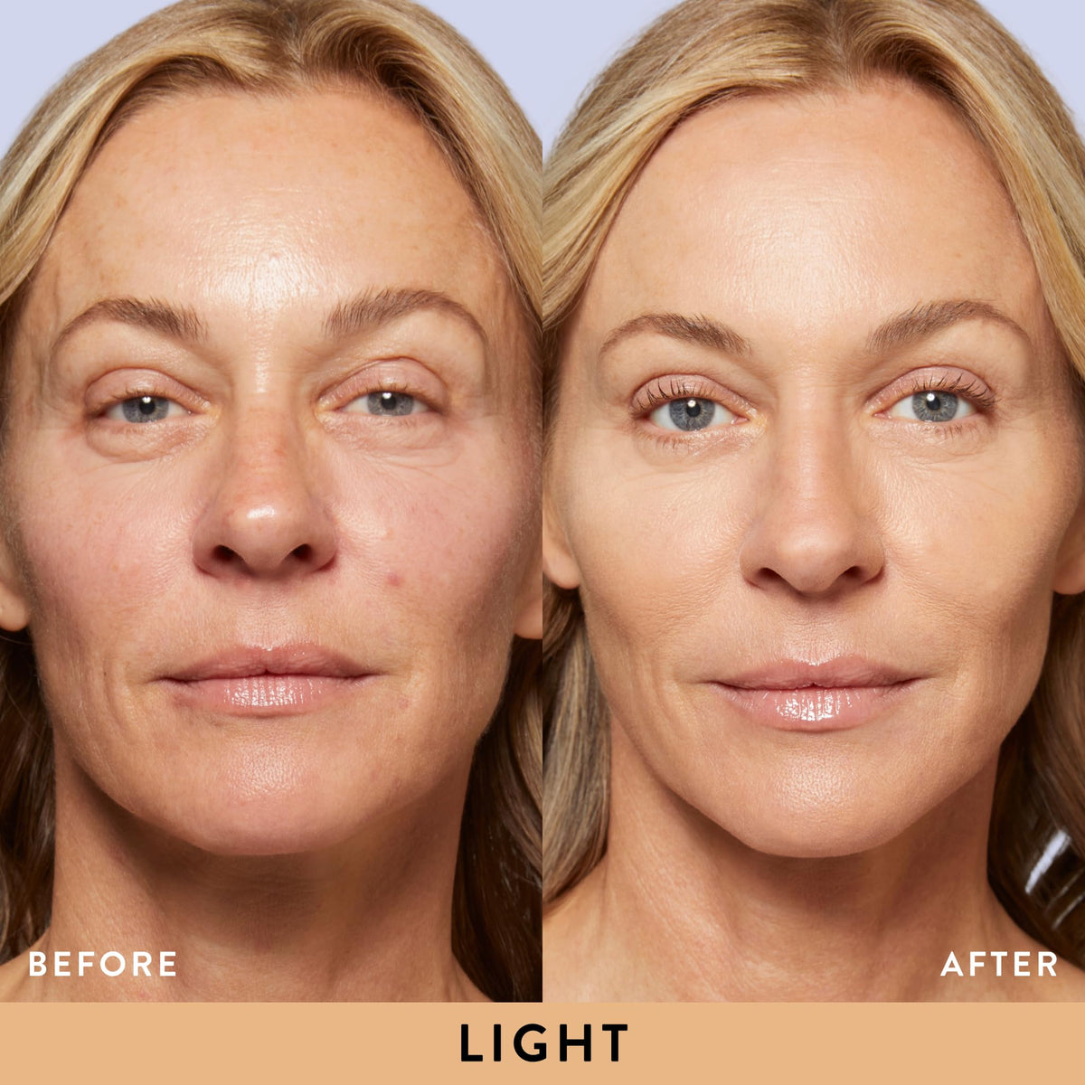 Close-up of LAURA GELLER Baked Balance-n-Brighten Foundation powder texture
