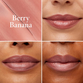 Close-up of LAURA GELLER Italian Marble Sheer Hydrating Lipstick Berry Banana