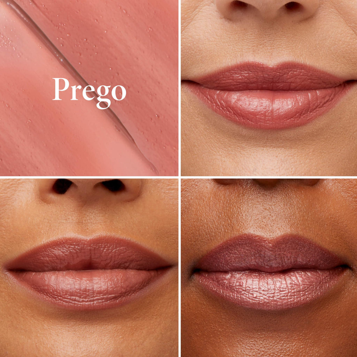 Close-up of LAURA GELLER Italian Marble Sheer Lipstick Prego
