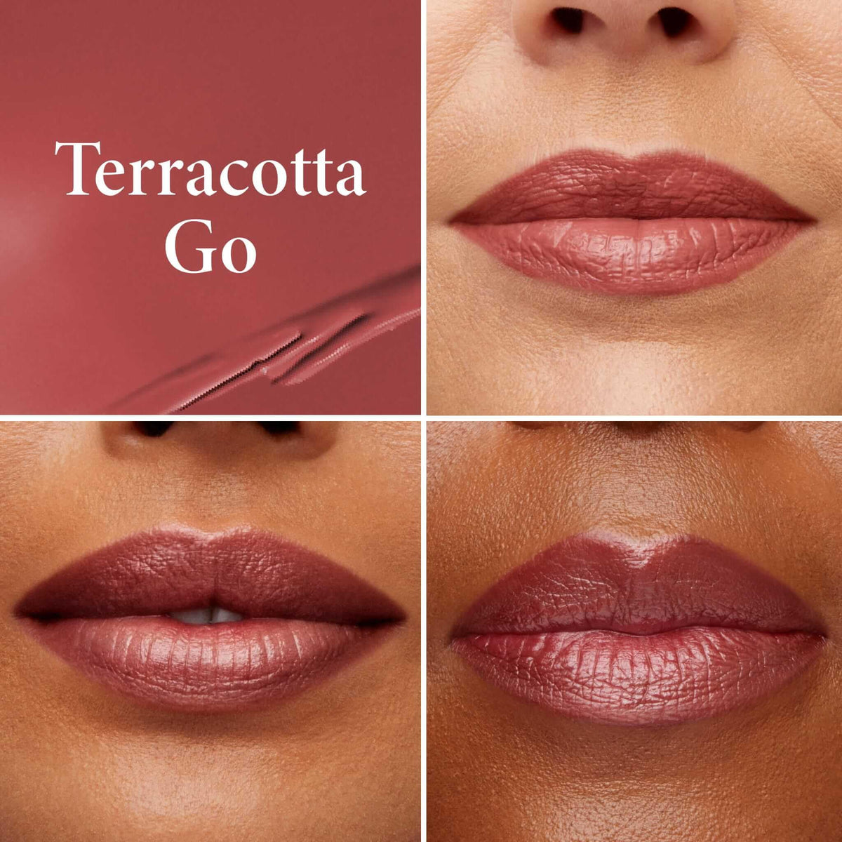 Close-up of LAURA GELLER Jelly Balm Terracotta Go texture