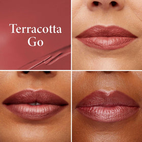 Close-up of LAURA GELLER Jelly Balm Terracotta Go texture