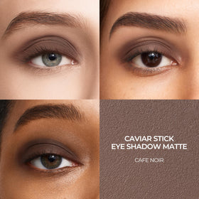 Close-up of Laura Mercier Caviar Stick Cream Eyeshadow Café Noir tip
