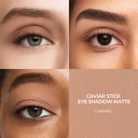 Close-up of Laura Mercier Caviar Stick Cream Eyeshadow Caramel tip