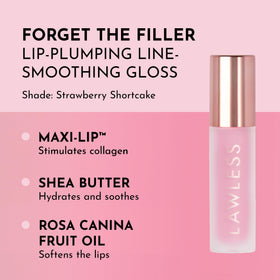 Close-up of Lawless Lip Plumping Gloss applicator