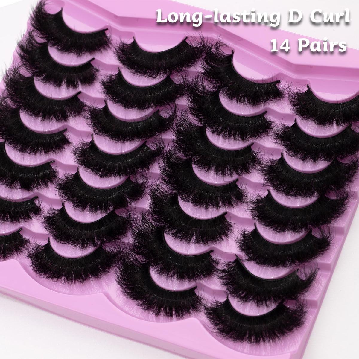 Close-up of LEAFMOON 20mm Volume Cat Eye Lashes
