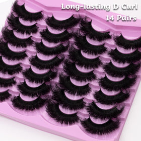 Close-up of LEAFMOON 20mm Volume Cat Eye Lashes