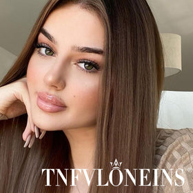 Close-up of lightweight individual lashes from TNFVLONEINS