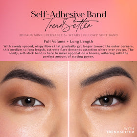 Close-up of Lilly Lashes 3D Self Adhesive Eyelashes