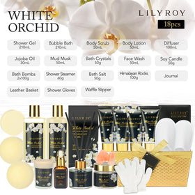 Close-up of LILY ROY Shower Gel and Bubble Bath